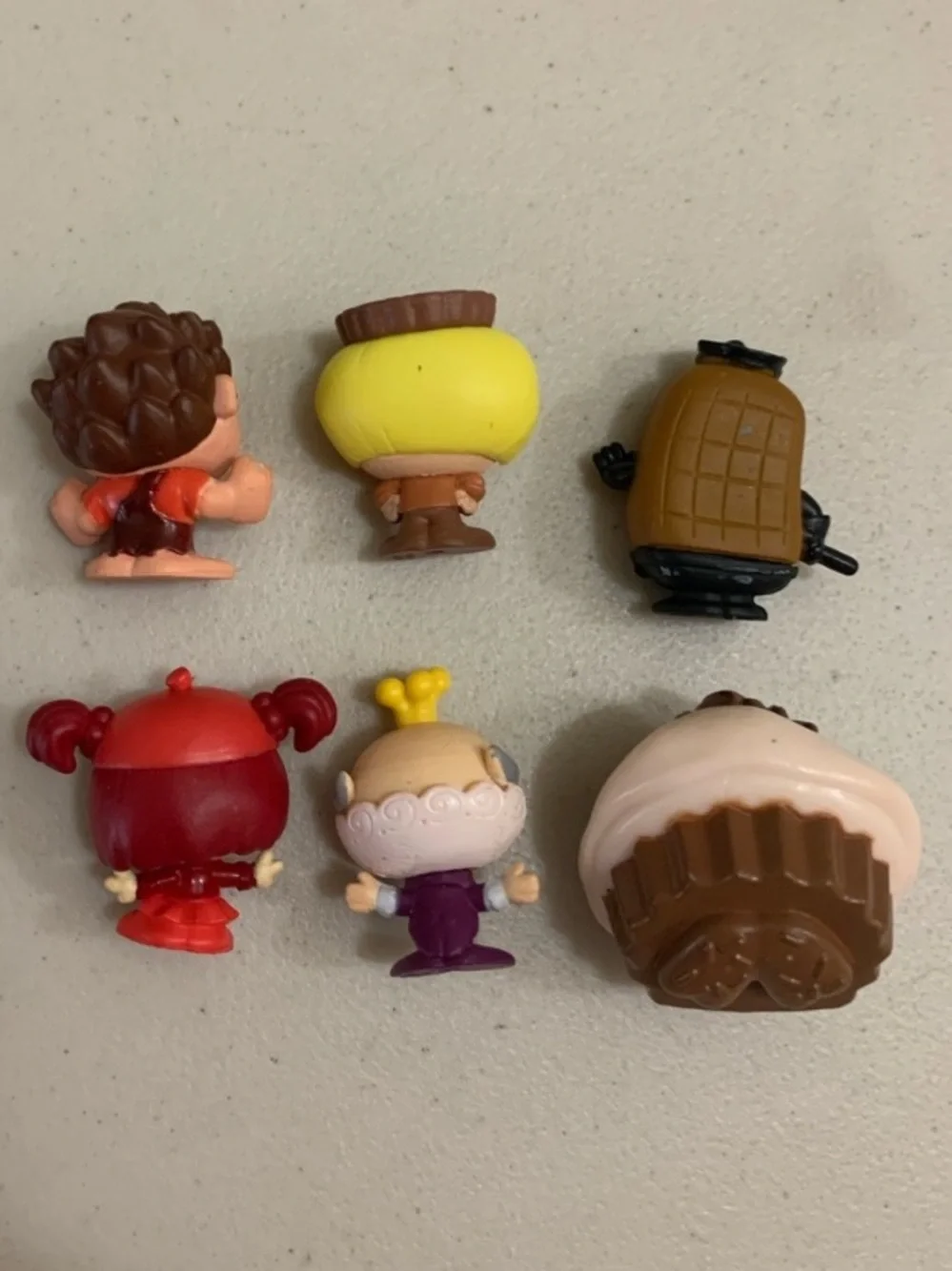 Disney Doorables Wreck It Ralph Mini Figures Lot-Donut Cop,King Candy,Jubileena